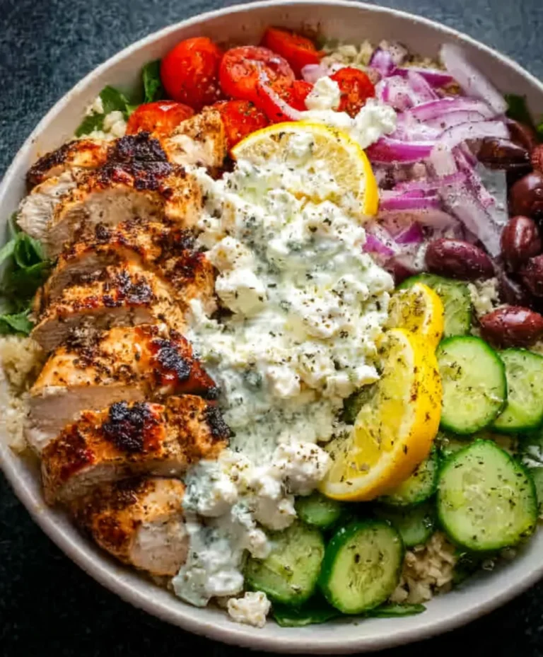 Greek Chicken Bowls- Easy & Delicious Meal Prep