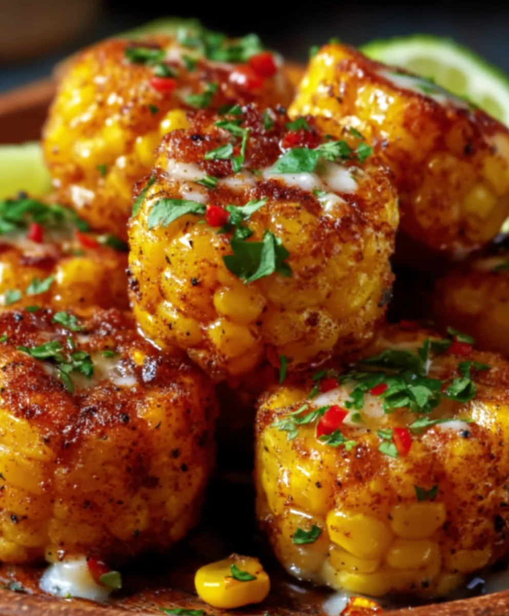 Spicy Mexican Corn Bites-Easy Appetizer Recipe