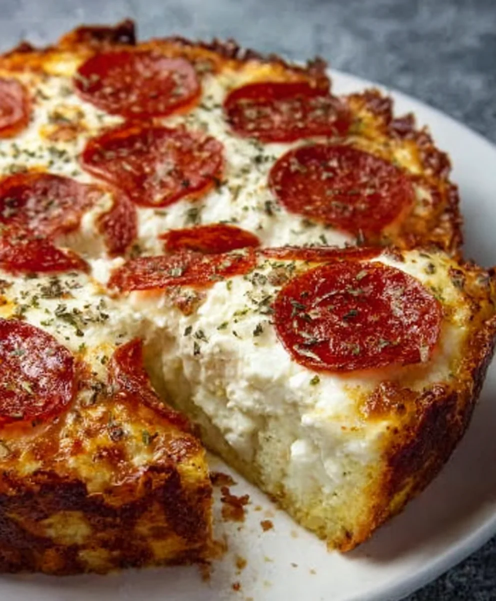 Pizza Cottage Cheese Bake- Easy Healthy Recipe
