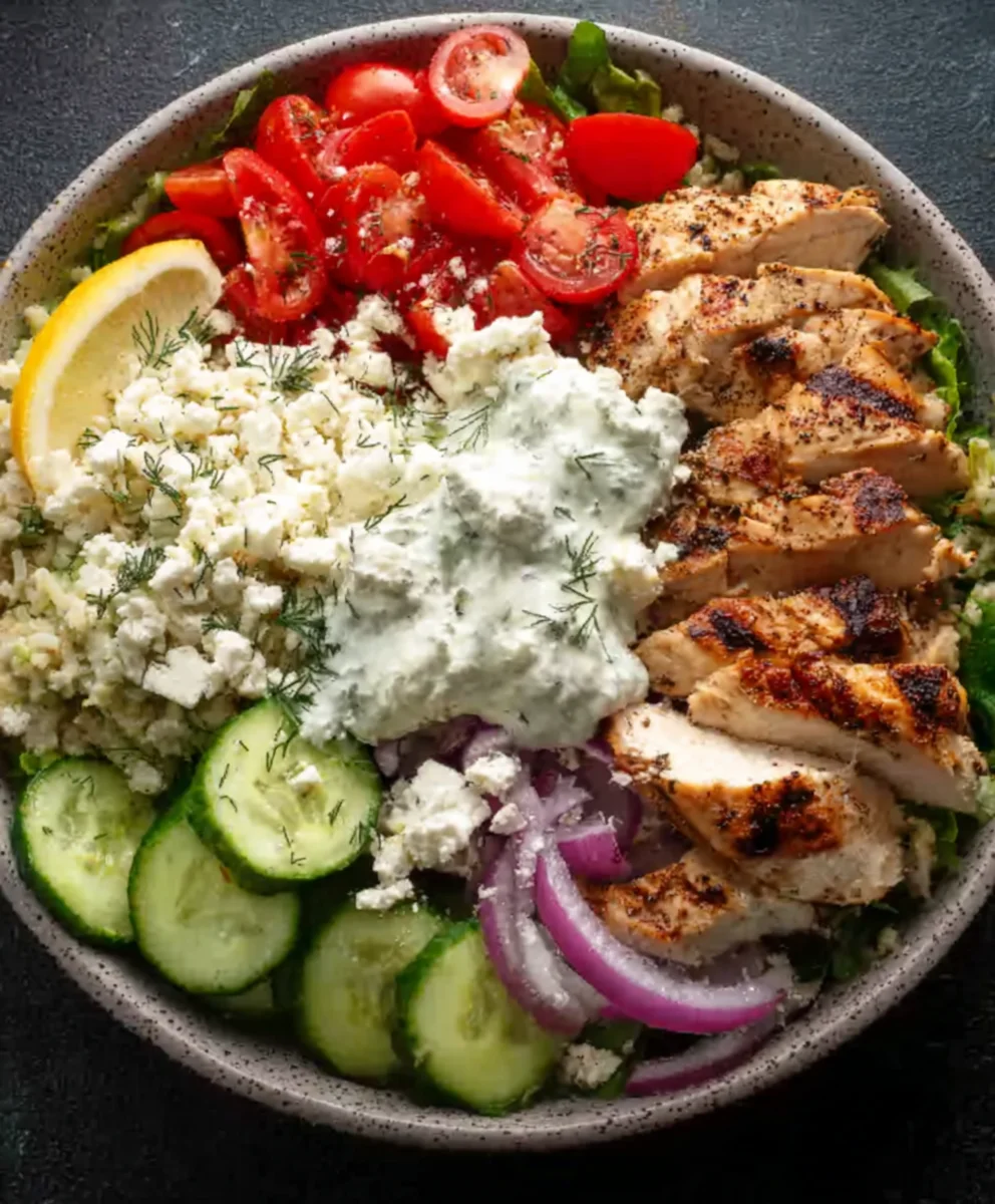 Greek Chicken Bowls- Easy & Delicious Meal Prep