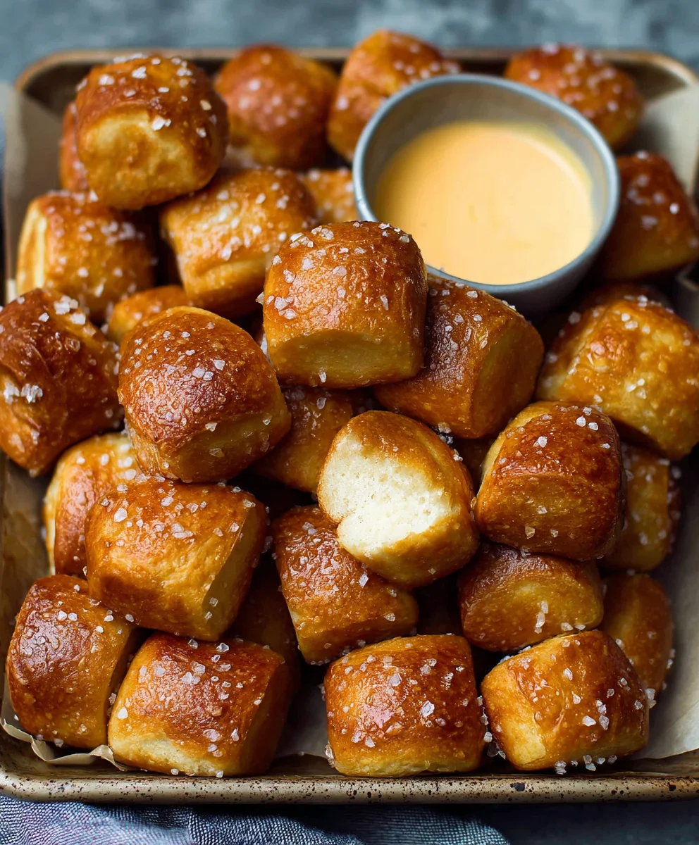 Easy Soft Pretzel Bites Recipe - Homemade Delicious