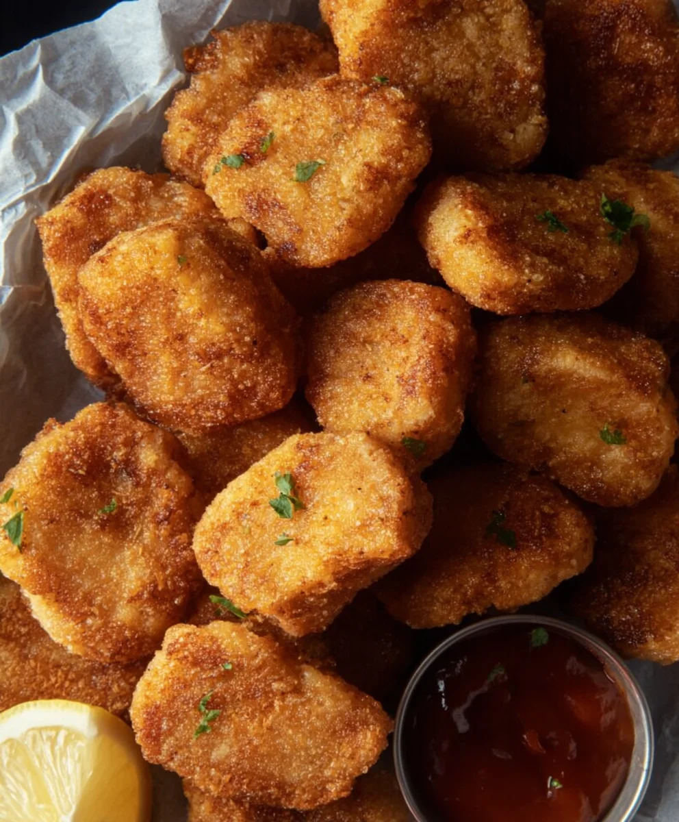 Easy Baked Chicken Nuggets - Crispy & Delicious