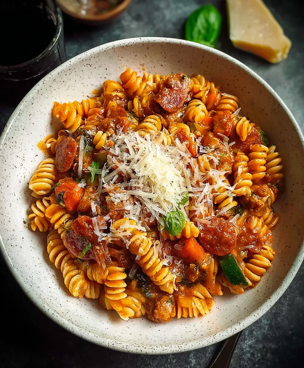 Easy One Pot Pizza Pasta - Quick & Cheesy Dinner