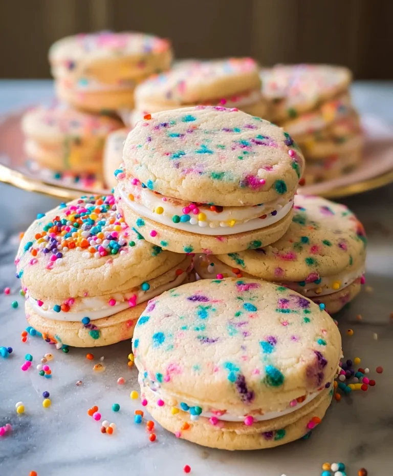 Funfetti Sandwich Cookies- Easy Festive Dessert