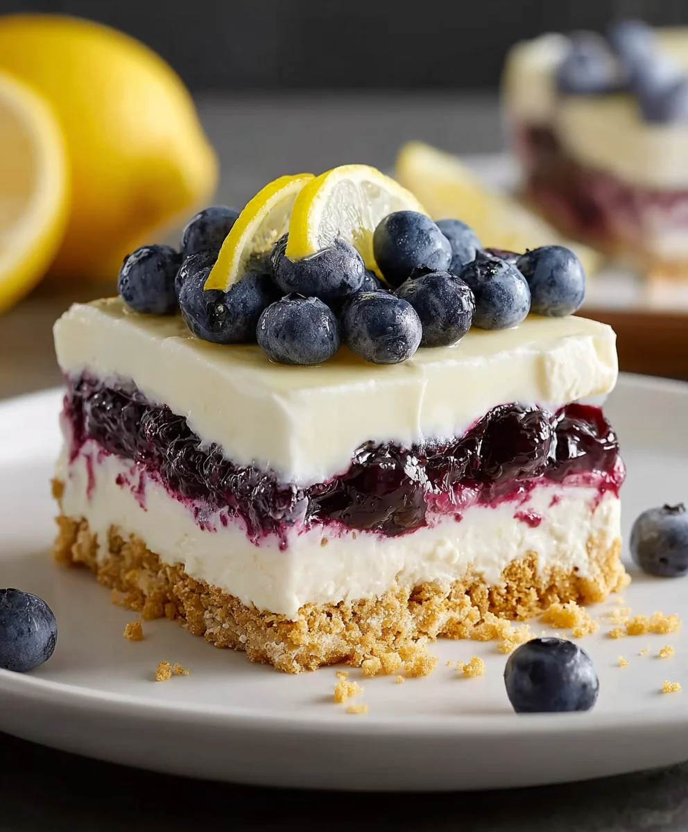 Lemon Blueberry Delight-Easy Recipe