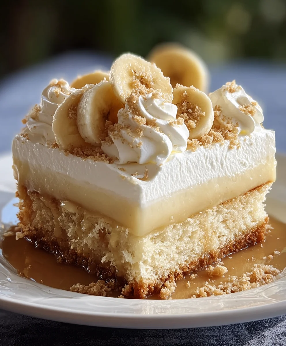 Banana Pudding Tres Leches Cake-Decadent & Delicious