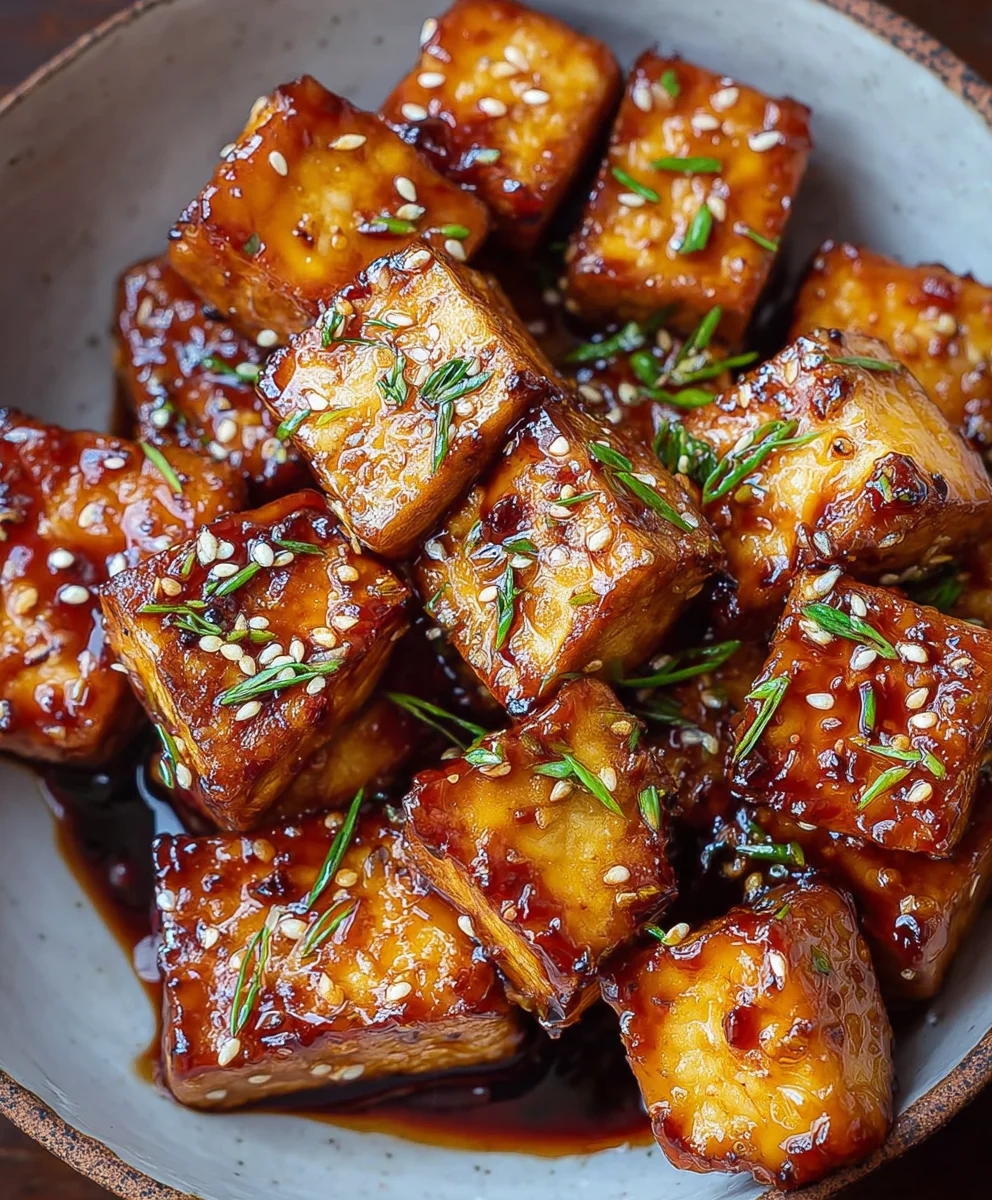 Crispy Sticky Tofu- Easy & Delicious Recipe