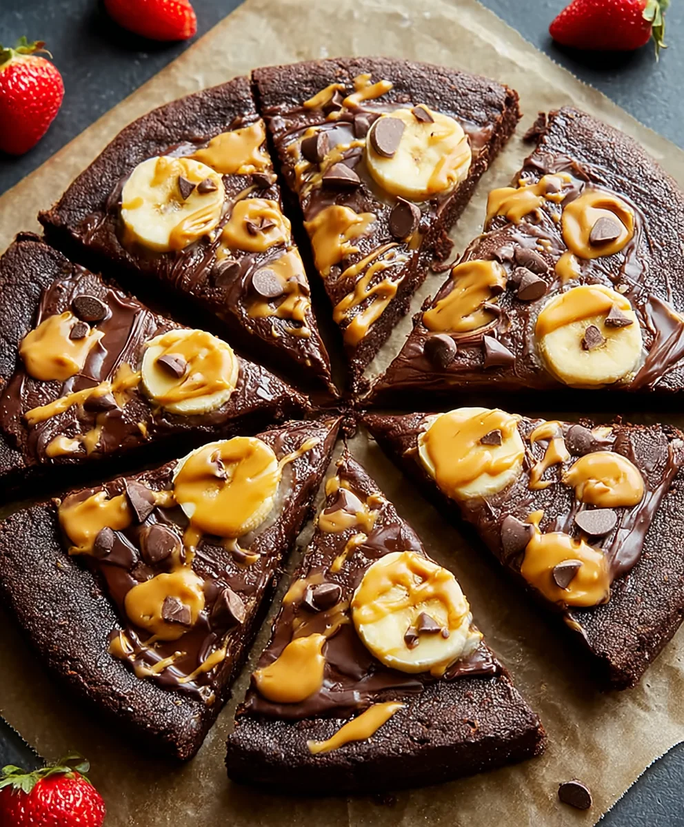 Decadent Chocolate Peanut Butter Pizza-Easy Recipe