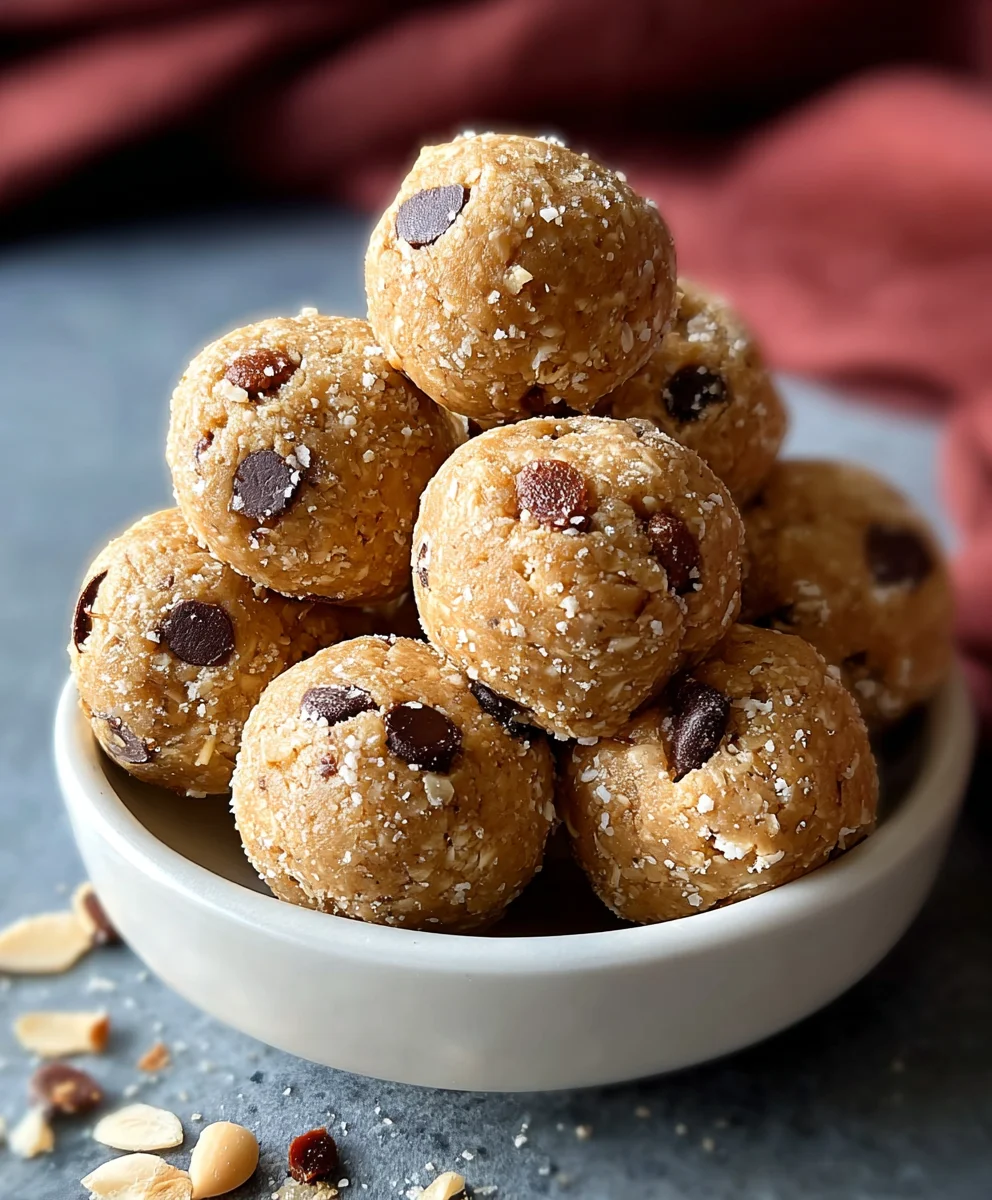 No-Bake Chickpea Cookie Bites - Easy Healthy Treat