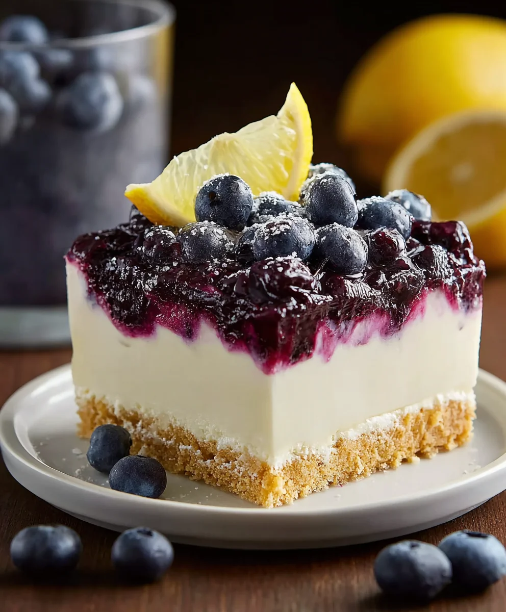 Lemon Blueberry Delight-Easy Recipe