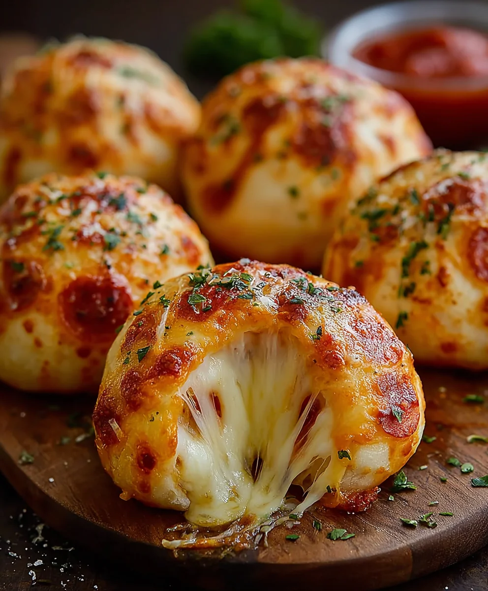 Cheesy Pizza Bombs - Easy Appetizer Recipe