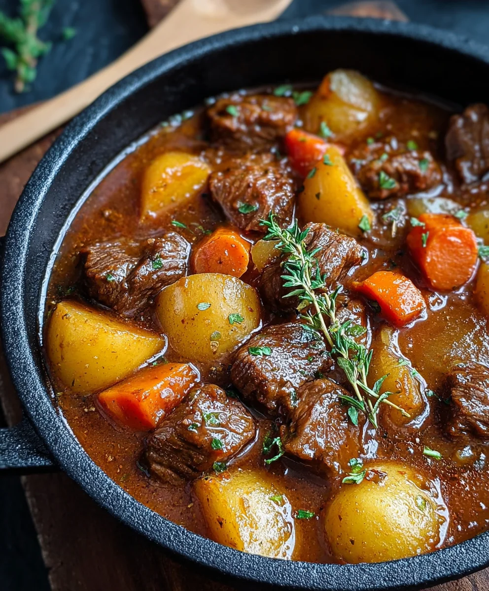 Hearty Homemade Beef Stew Recipe - Comfort Food Classic