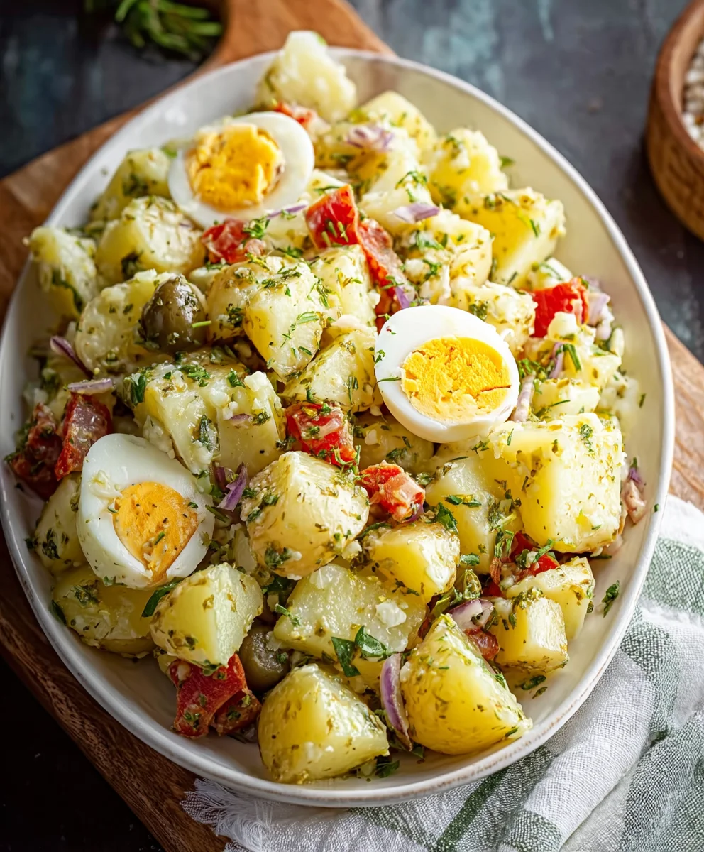 Zesty Italian Potato Salad - A Refreshing Side Dish