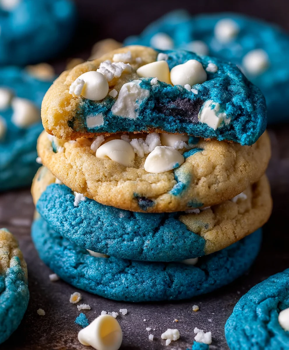 Blue Cookie Monster Cookies-Fun & Delicious Recipe