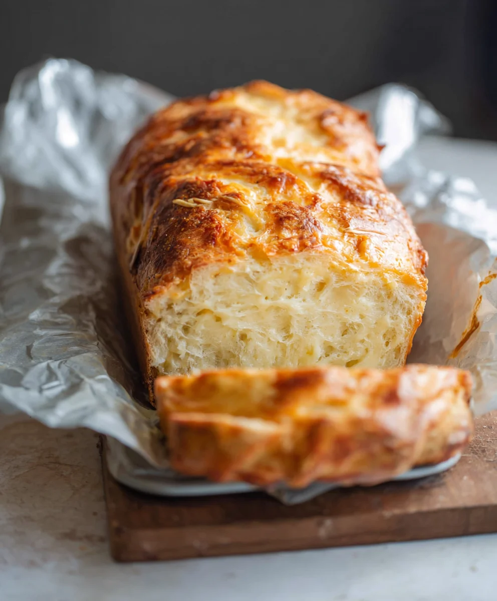 Cheesy Sourdough Bread Recipe - Easy & Delicious