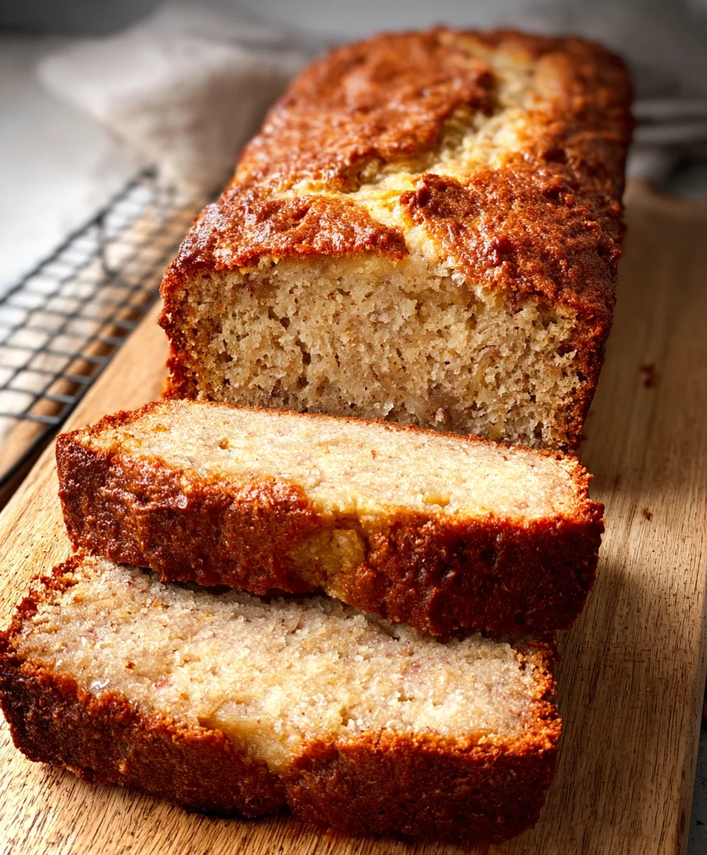 Healthy Cottage Cheese Banana Bread Recipe