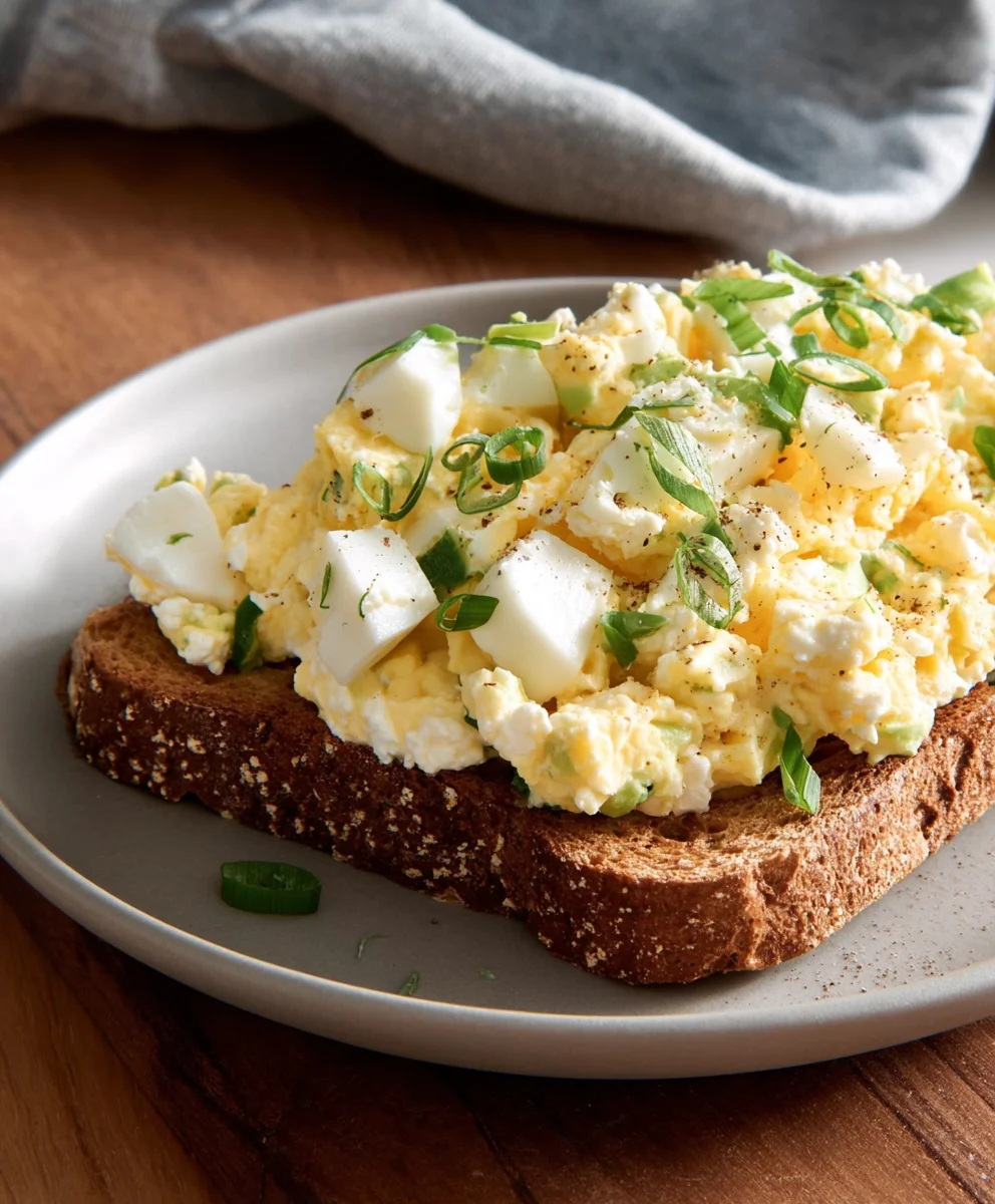 Creamy Egg Salad Cottage Cheese No Mayo