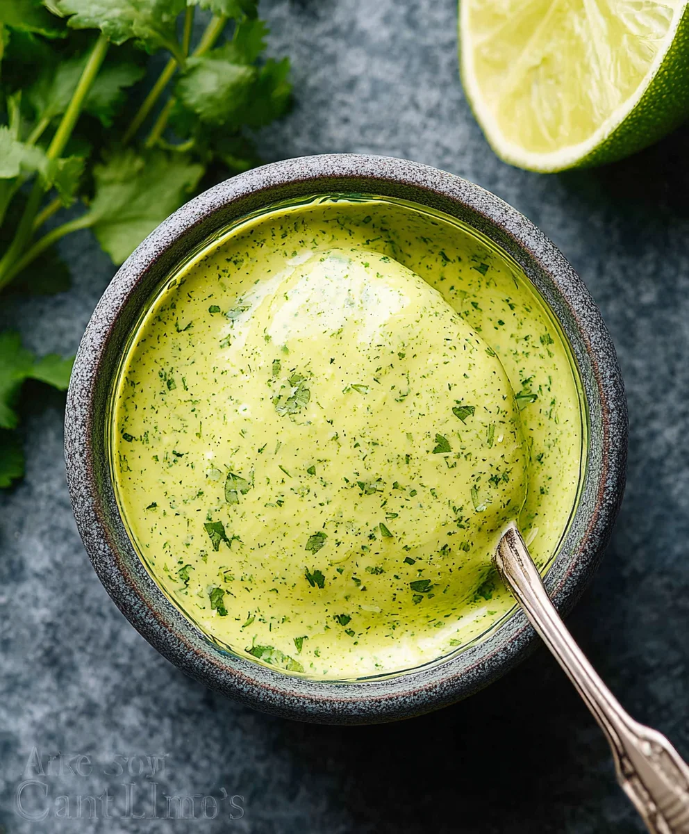 Easy Cilantro Lime Sauce Recipe - Zesty Flavor