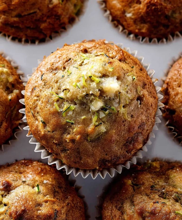 Easy Banana Zucchini Muffins-Healthy & Delicious