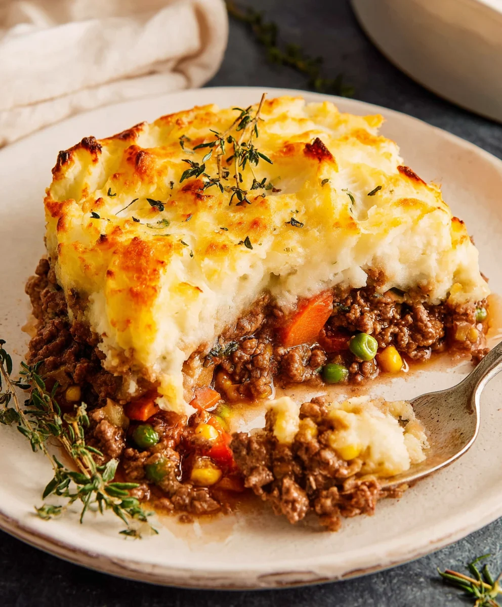 Classic Homemade Beef Shepherd's Pie Recipe