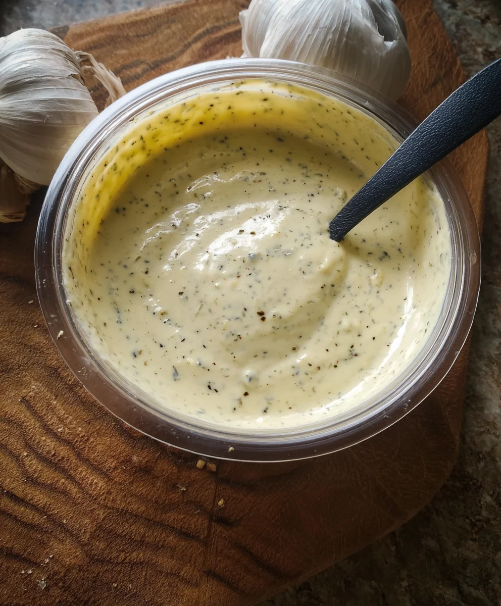 Easy Garlic Aioli Sauce Recipe