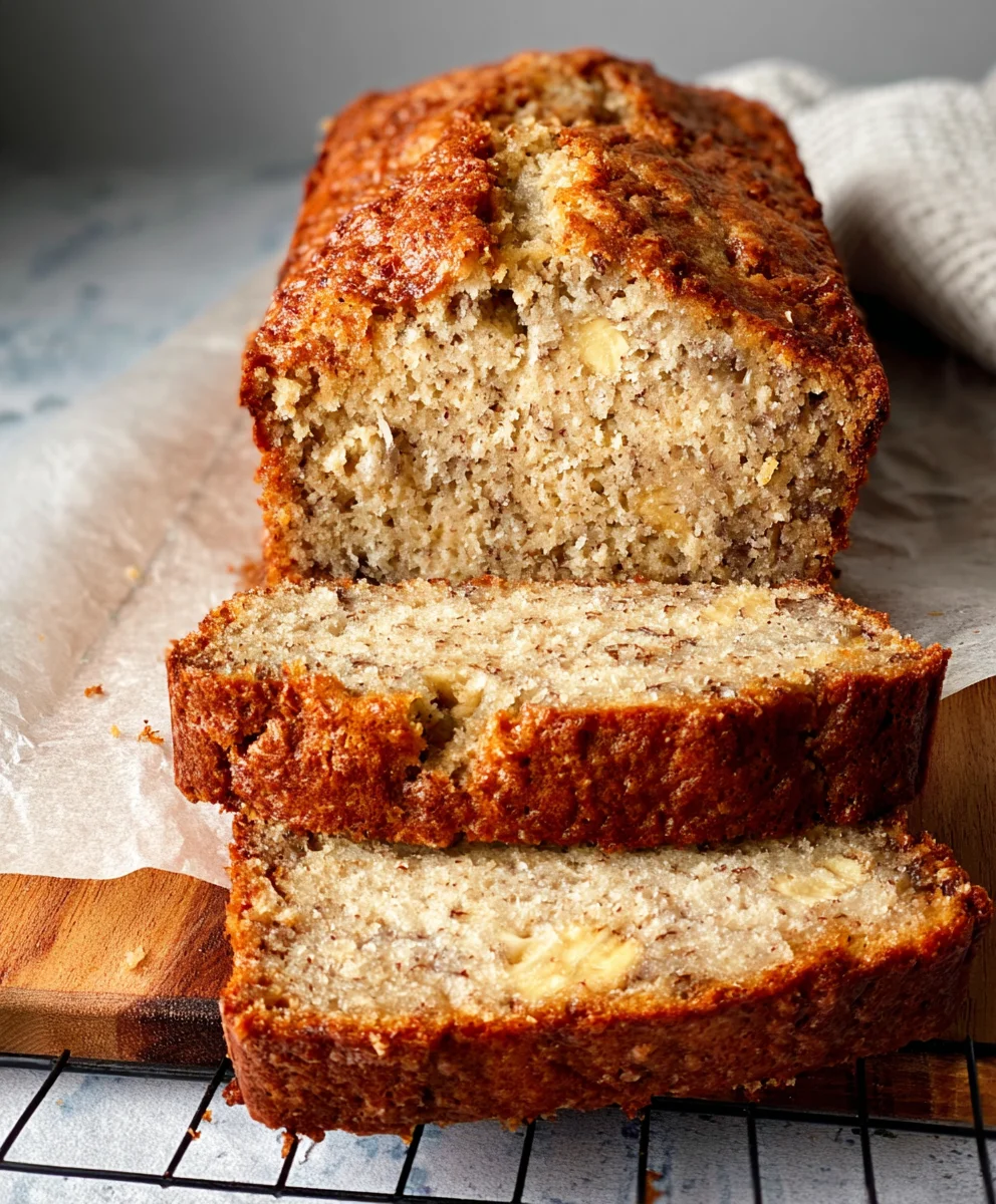 Healthy Cottage Cheese Banana Bread Recipe