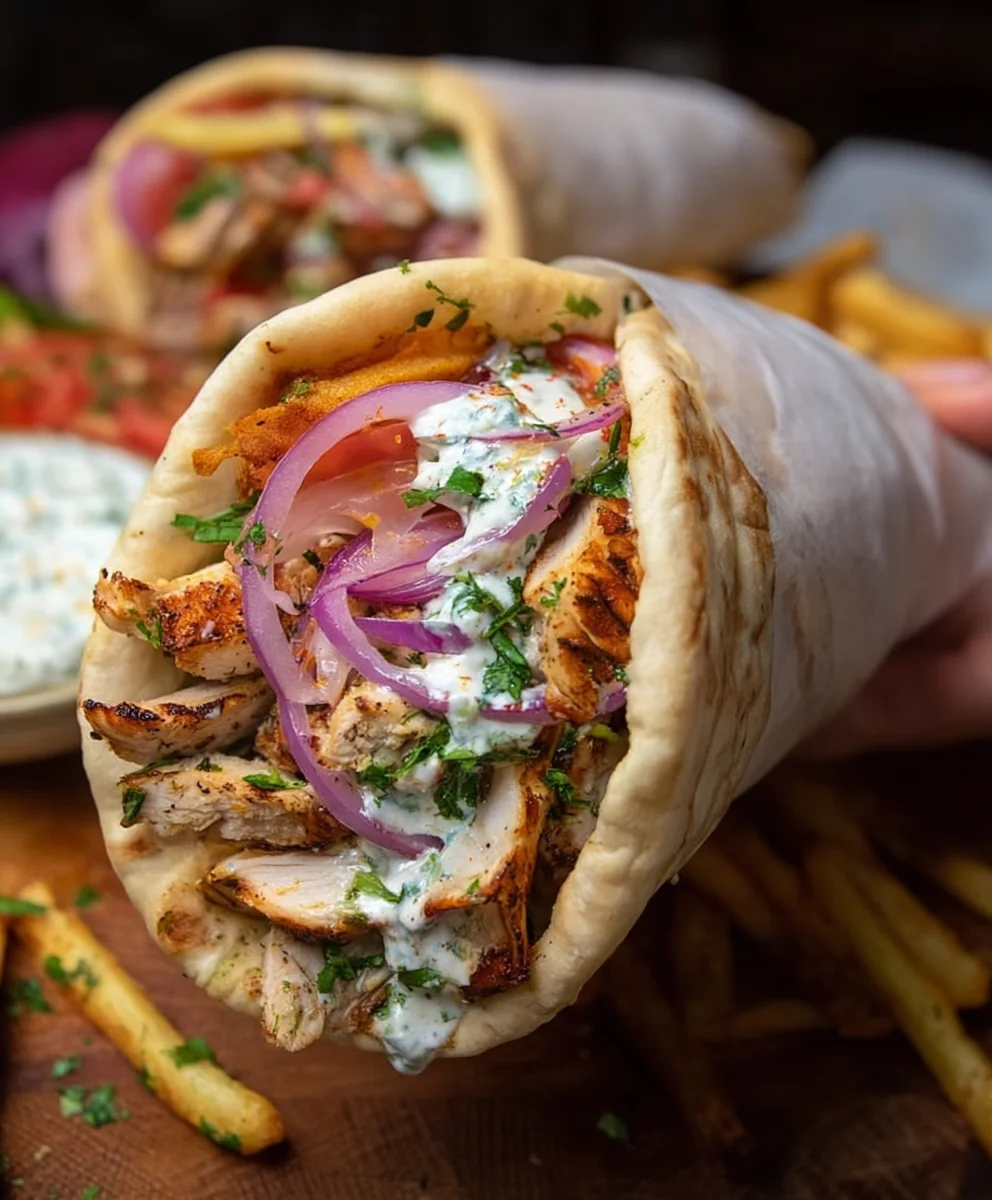 Easy Chicken Shawarma Wrap Recipe- Quick & Flavorful