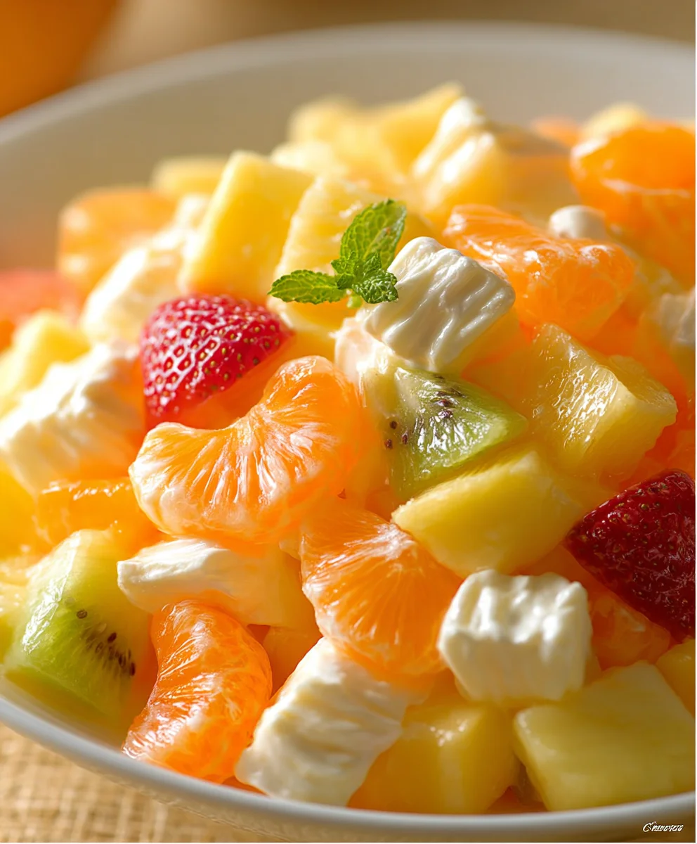 Hawaiian Fruit Salad - Tropical Refreshment