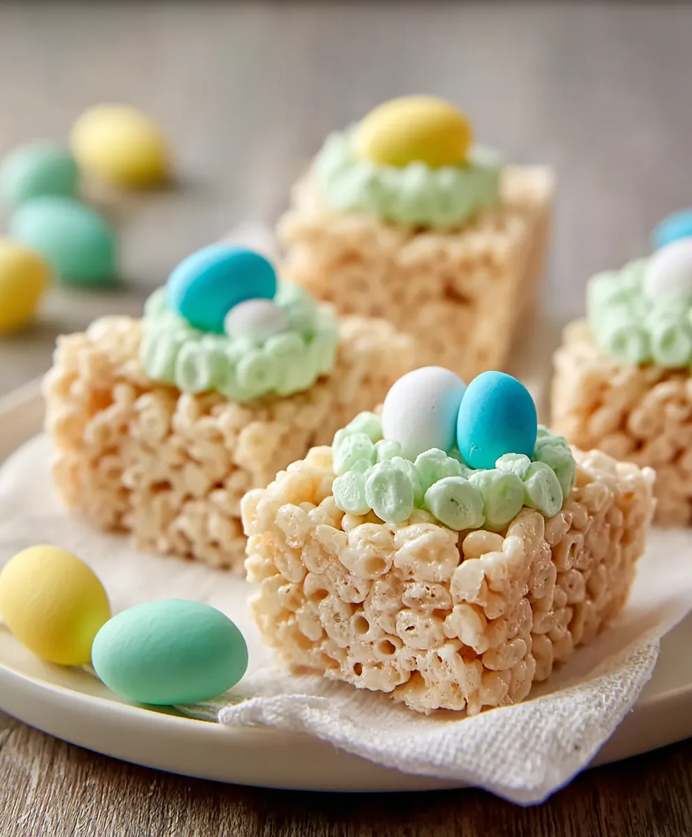 Easy Easter Rice Krispie Treats-Fun Spring Dessert