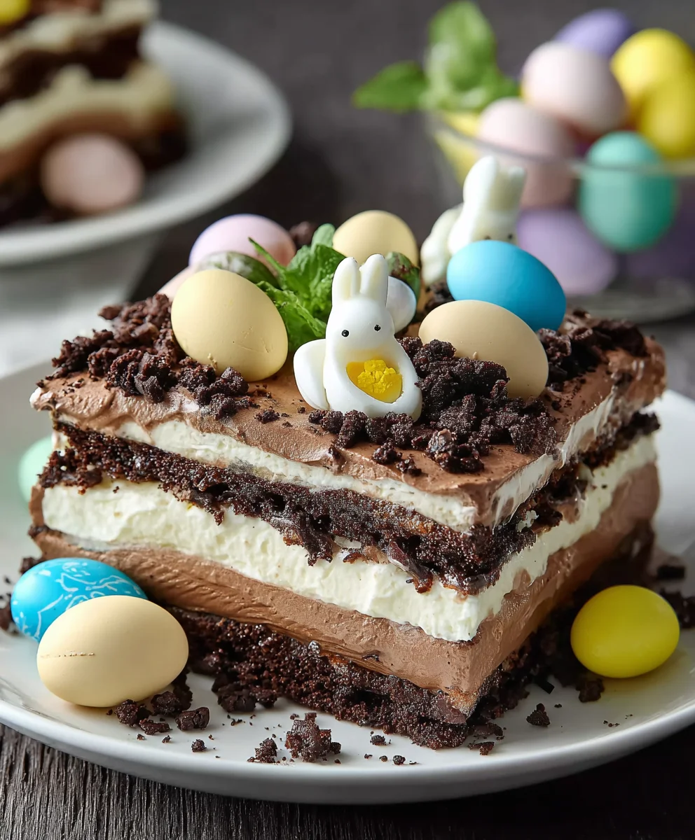 Decadent Easter Chocolate Lasagna Recipe