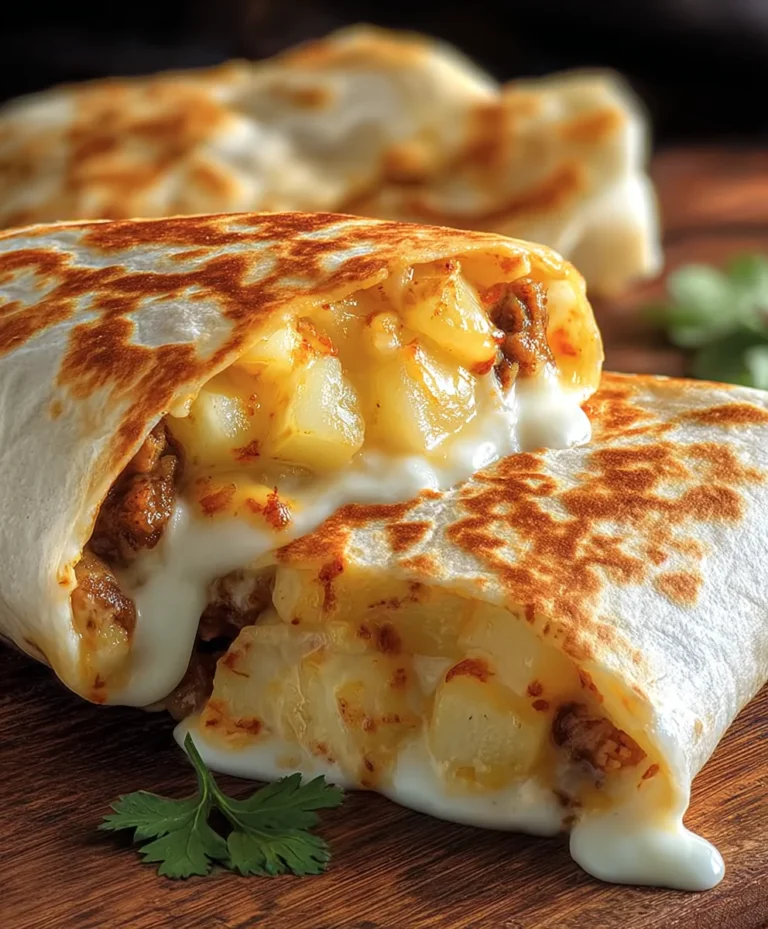 Easy Cheesy Potato Burritos – Quick Meal Idea