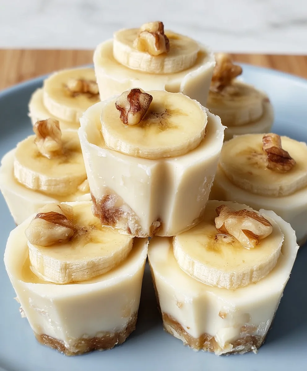 Easy Frozen Banana Yogurt Bites - Healthy Treat