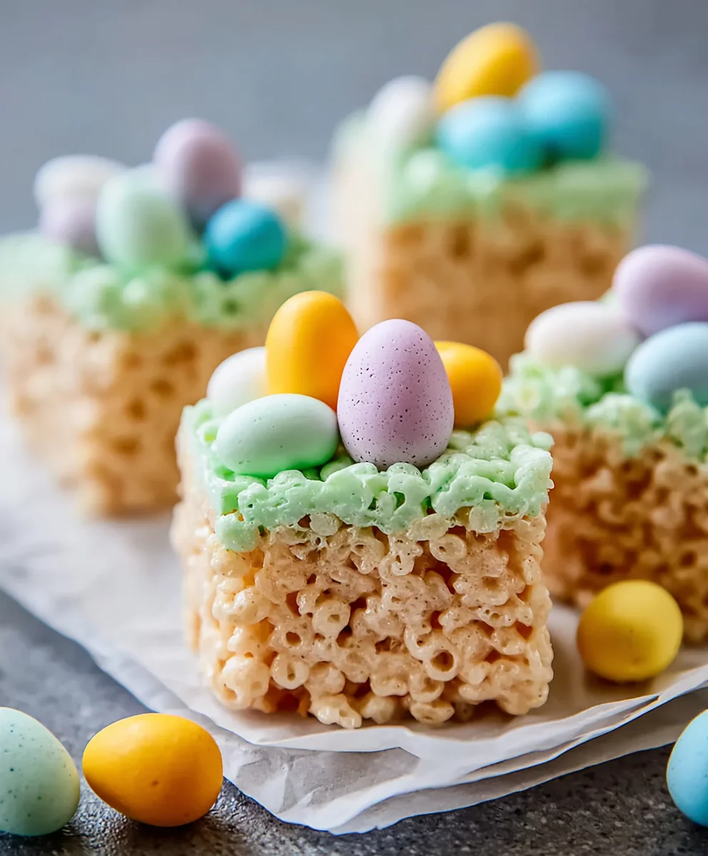 Easy Easter Rice Krispie Treats-Fun Spring Dessert