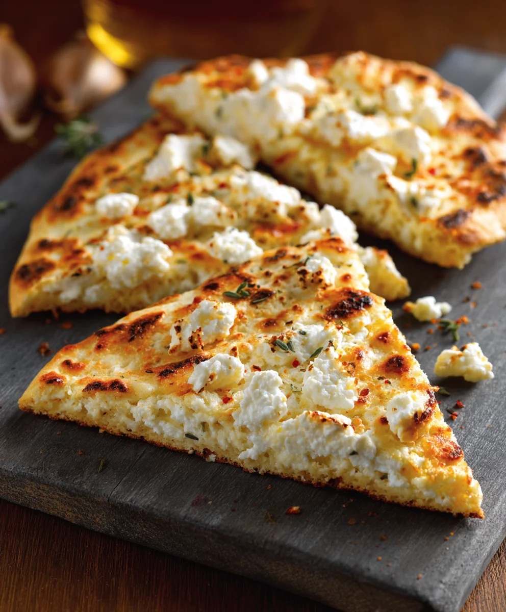 Easy Cottage Cheese Flatbread - Ingredient Recipe