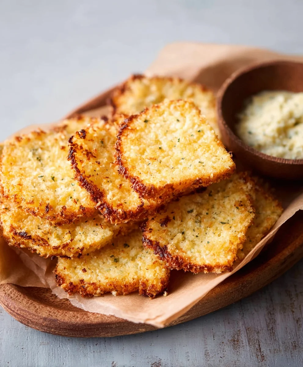 Crispy Cottage Cheese Chips- Easy Healthy Snack