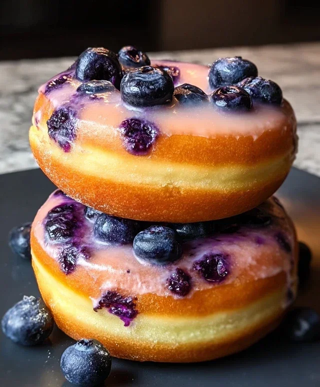 Keto Blueberry Donuts