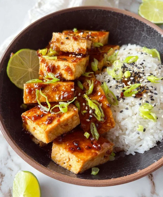 Honey Garlic Tofu