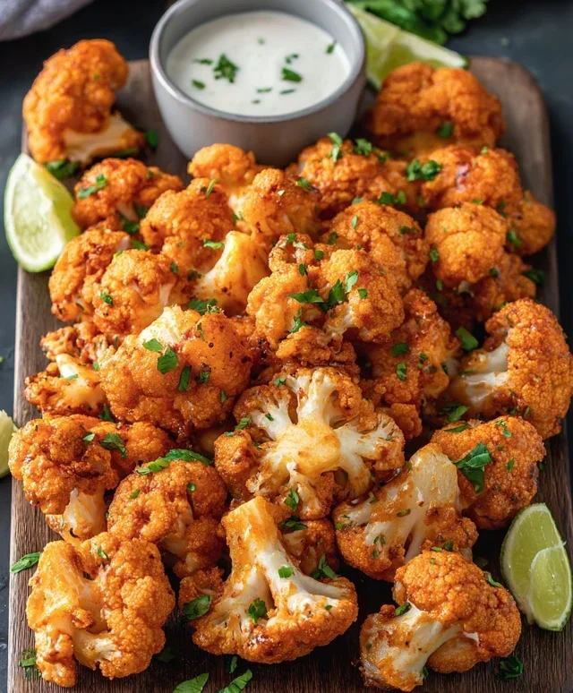 Air Fryer Buffalo Cauliflower Recipe