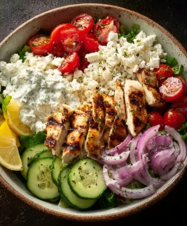 Greek Chicken Bowls