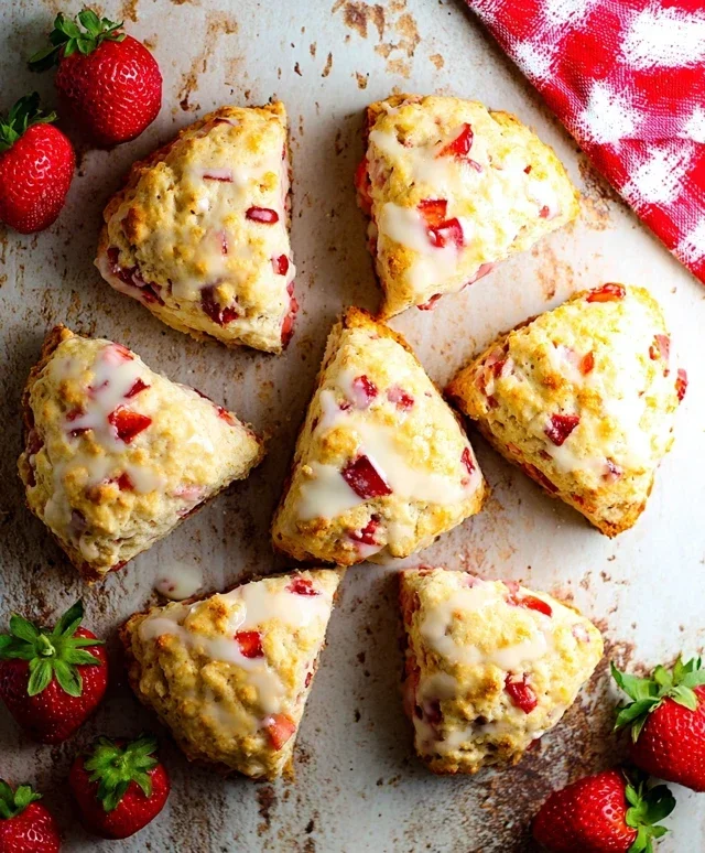 Strawberry Scones