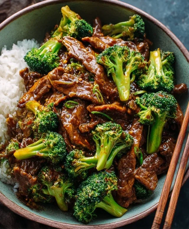 Chinese Beef and Broccoli (牛肉炒西兰花)