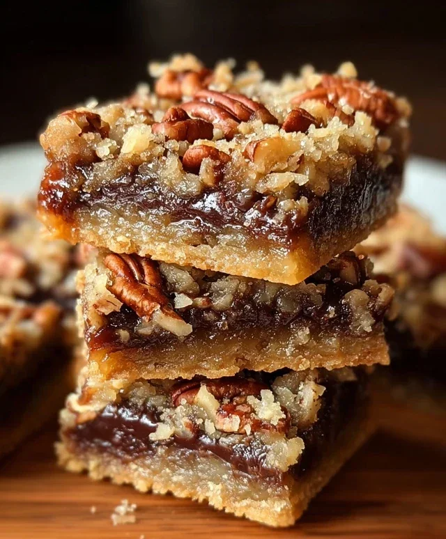 German Chocolate Pecan Pie Bars