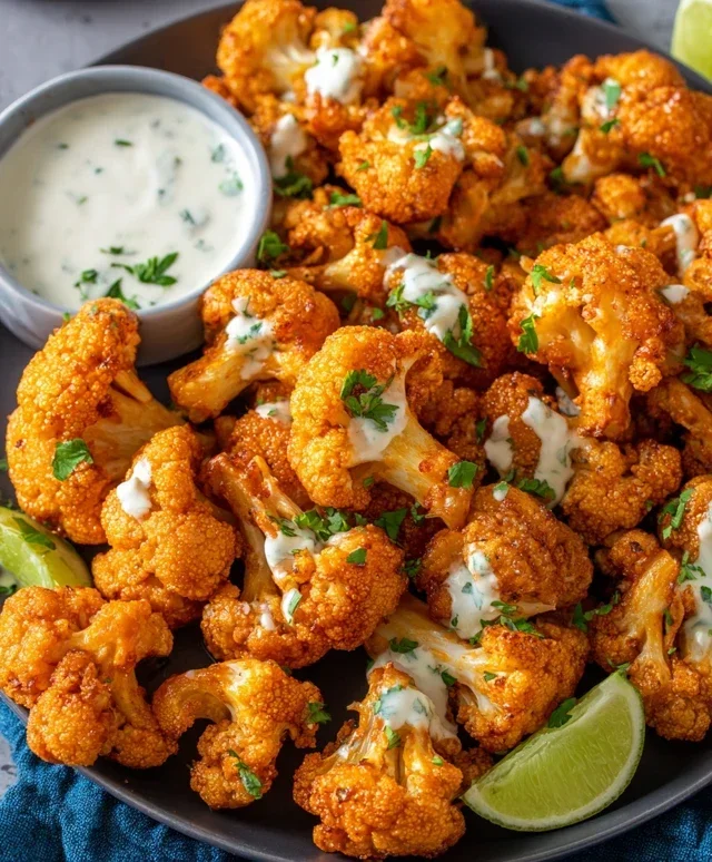 Air Fryer Buffalo Cauliflower Recipe