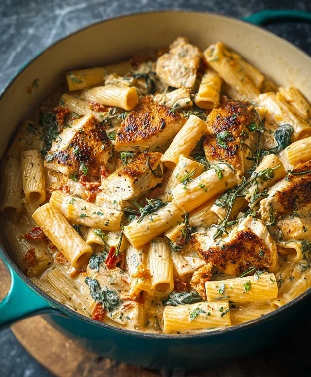 Orzo Tuscan Chicken Bake