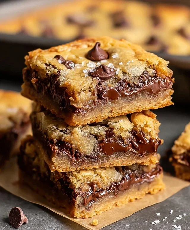 Gooey Chocolate Chip Cookie Bars