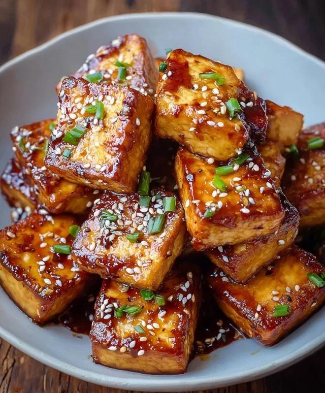 Crispy Sticky Tofu