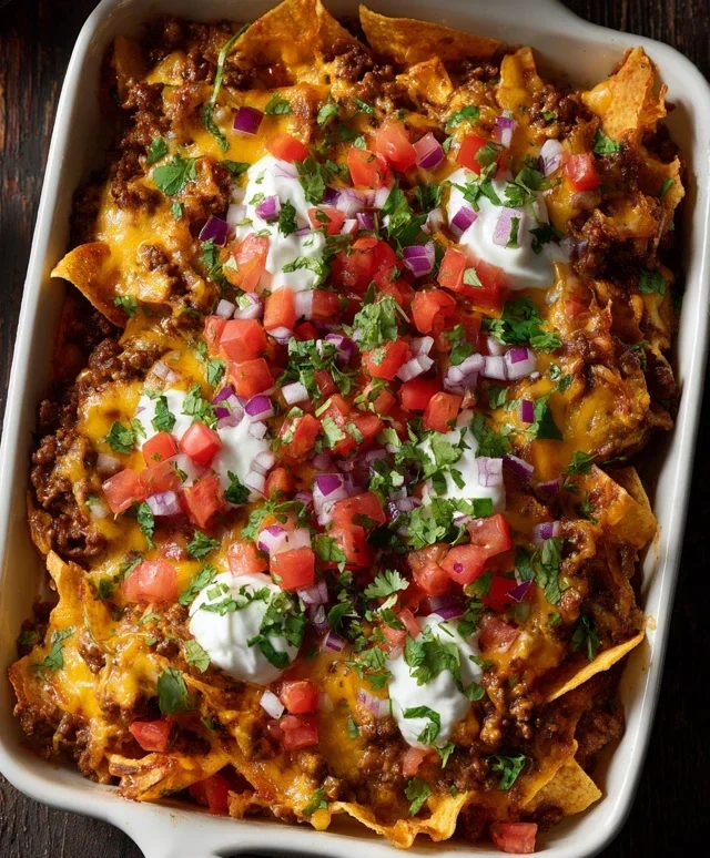 Walking Taco Casserole