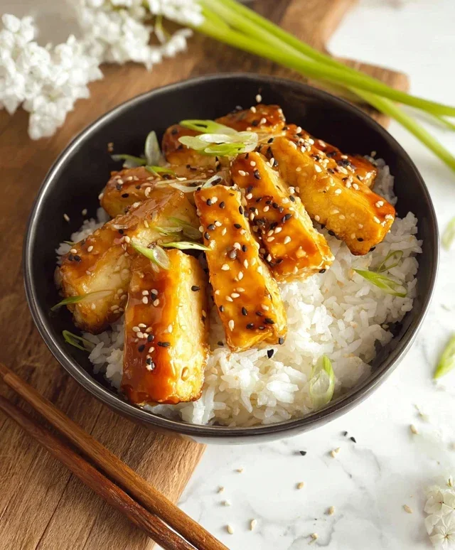 Honey Garlic Tofu