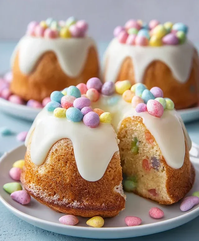 Surprise Inside Easter Bundt Cakes