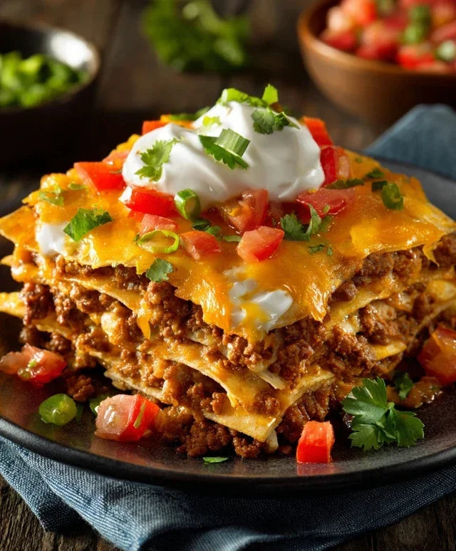 Walking Taco Casserole